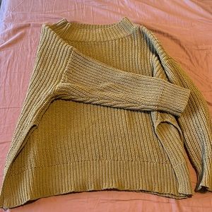 Mustard Aerie sweater